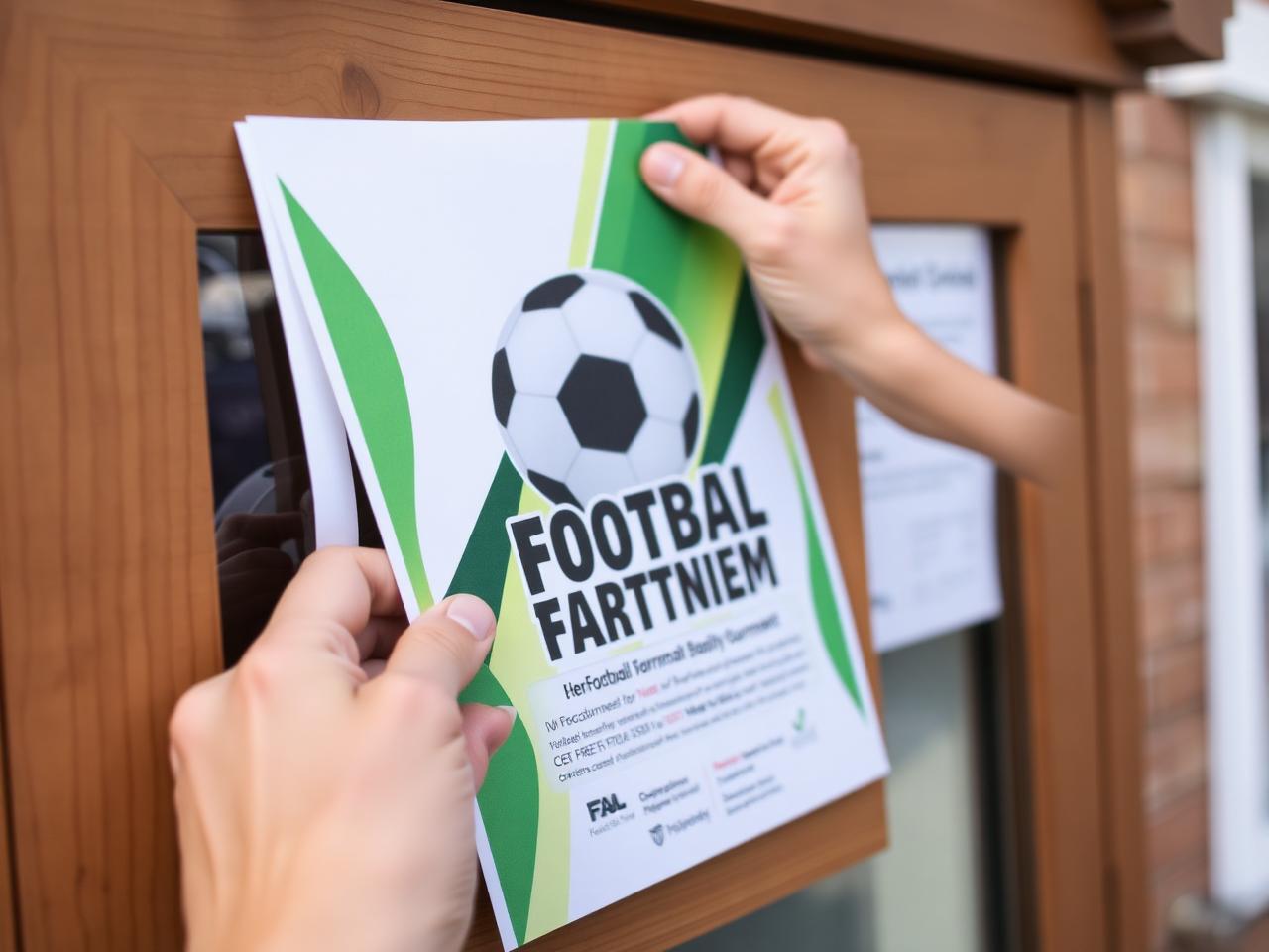 Comment promouvoir un tournoi de football local ?